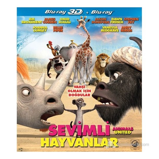 Animals United (Sevimli Hayvanlar) (3D Blu-Ray Disc)