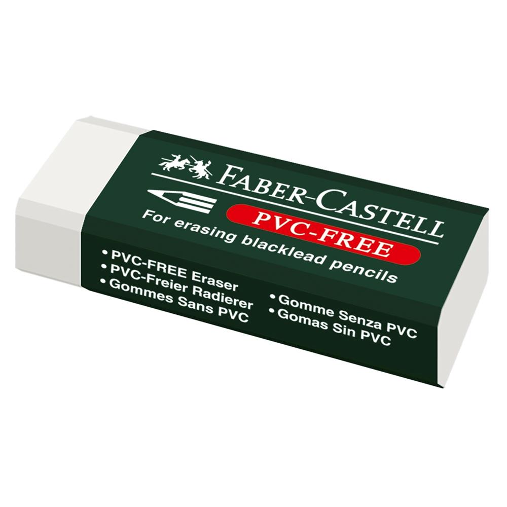Faber Castell 188520 PVC-Free Büyük Silgi - Beyaz