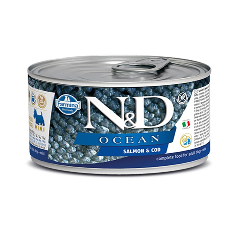 N&D Ocean Alabalık ve Somonlu Köpek Konservesi 140 Gr
