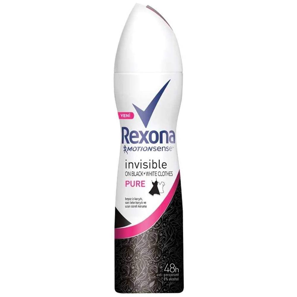 Rexona MotionSense Invisible Blac&White Pure Kadın Deodorant 150ml