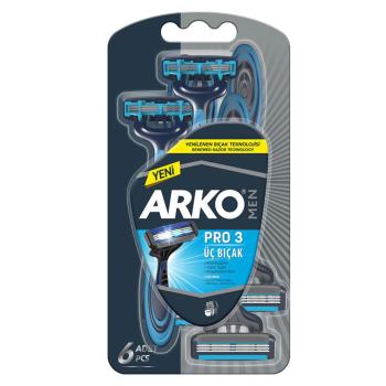 Arko Men Pro 3 Tıraş Bıçağı 6'lı