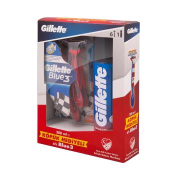 Gillette Blue3 Milli Takım Özel Paketi 6lı Tıraş Bıçağı + 200 ml Tıraş Köpüğü